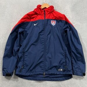 USA National Soccer Team Jacket Mens Large Nike World Cup USMNT Windbreaker
